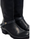 M.A+ stivali alti in pelle nera con fibbia e cerniera SW6C46Z-R VA 1.5 BLACK acquista online