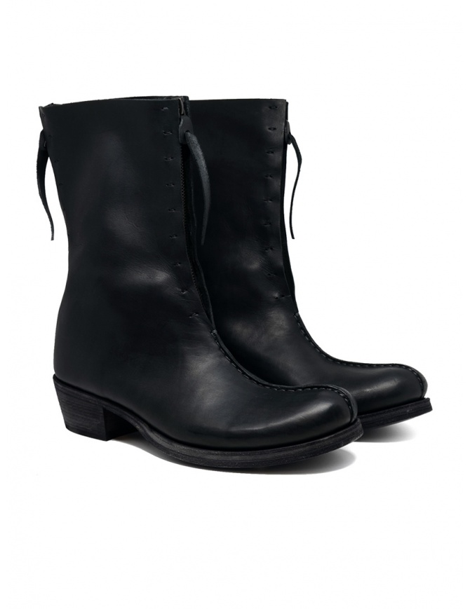 M.A+ double zip boots with camperos heel SW6D3ZZ VA 1.5 BLACK womens shoes online shopping