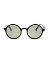 Occhiali da sole Kapital con lenti verdi e dettaglio a smile acquista online K1909XG521 BLK