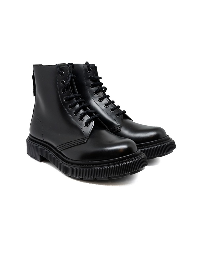 Adieu type 129 black combat boots TYPE 129 BLACK - GREEN womens shoes online shopping