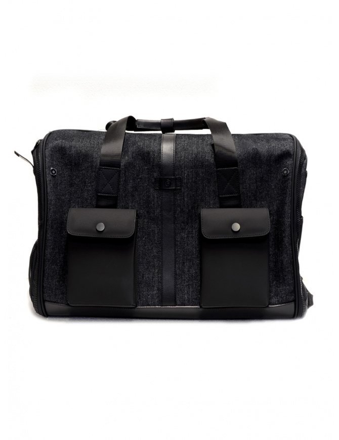 Frequent Flyer duffel bag in black denim NERO DENIM FRERVALL-112012 travel bags online shopping