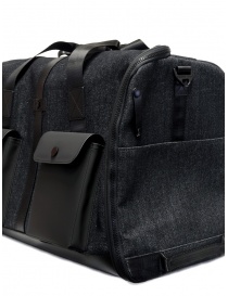 Frequent Flyer duffel bag in black denim travel bags buy online