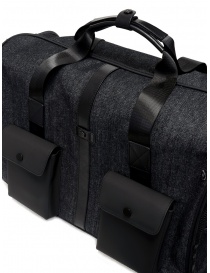 Frequent Flyer duffel bag in black denim travel bags price