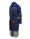 Kolor navy blue printed dress with silver bottom shop online womens dresses