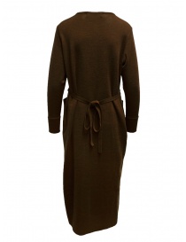 Hiromi Tsuyoshi brown and beige pleated dress