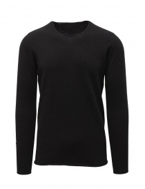 Label Under Construction maglia in lana e angora nera online