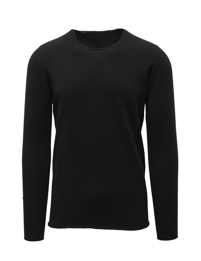 Label Under Construction black wool and angora sweater 34YMSW223 WA11 34/9 men s knitwear online shopping