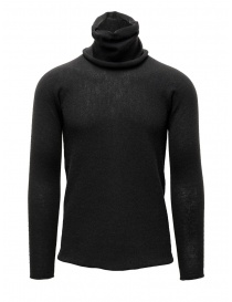 Label Under Construction maglia grigia con collo alto staccabile 34YXSW233 WA11 34/58