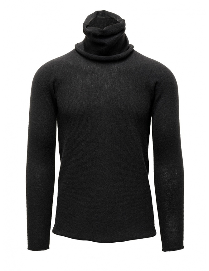 Label Under Construction maglia grigia con collo alto staccabile 34YXSW233 WA11 34/58 maglieria uomo online shopping