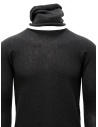 Label Under Construction maglia grigia con collo alto staccabileshop online maglieria uomo