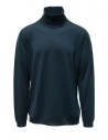 Goes Botanical petroleum blue Merino wool turtleneck buy online 104 4355 PETROLIO