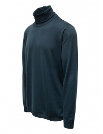 Goes Botanical petroleum blue Merino wool turtleneck