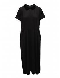 Miyao wool dress with velvet collar black MR-T-04 BLACKxBLACK