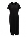 Miyao wool dress with velvet collar black buy online MR-T-04 BLACKxBLACK