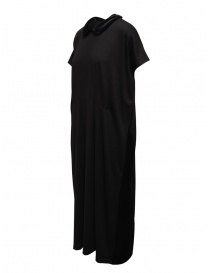Miyao wool dress with velvet collar black