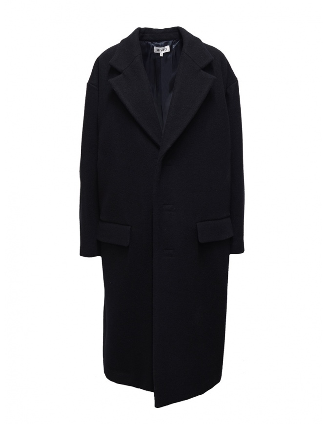 Miyao navy blue egg coat MR-Y-03 NAVY womens coats online shopping