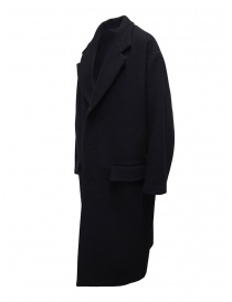 Cappotto Miyao a uovo blu navy