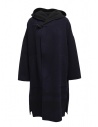 Cappotto poncho Plantation blu-nero reversibile acquista online PL99FA017 BLUE/BLACK