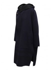 Cappotto poncho Plantation blu-nero reversibile prezzo