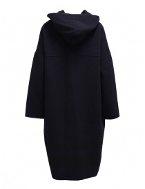 Cappotto poncho Plantation blu-nero reversibile cappotti donna acquista online