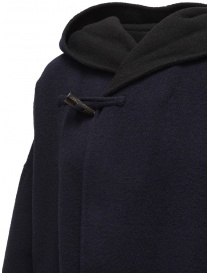 Cappotto poncho Plantation blu-nero reversibile cappotti donna prezzo