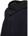 Cappotto poncho Plantation blu-nero reversibile prezzo PL99FA017 BLUE/BLACKshop online