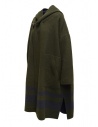 Plantation green-blue reversible poncho coat PL99FA017 GREEN/BLUE buy online