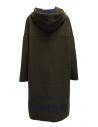 Plantation green-blue reversible poncho coat price PL99FA017 GREEN/BLUE shop online