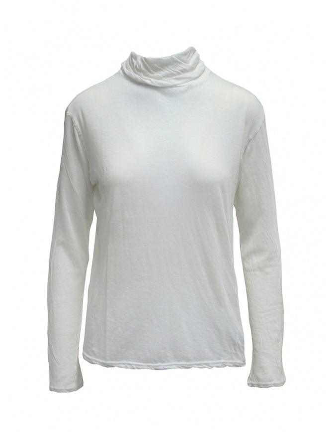 T-shirt Plantation bianca a maniche lunghe PL99JJ153 WHITE t shirt donna online shopping