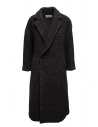Zucca brown check double-breasted coat buy online ZU99FA197 BROWN