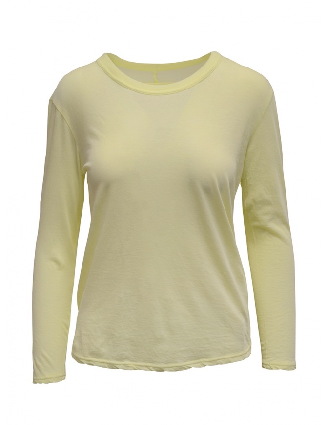 Zucca long sleeved t-shirt in yellow ZU99JJ089 YELLOW womens t shirts online shopping