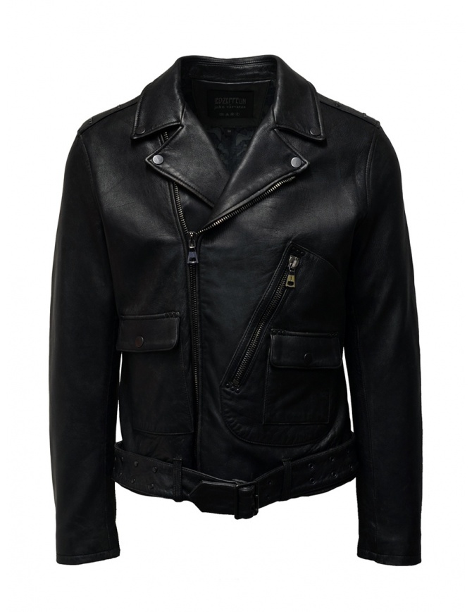 Led Zeppelin X John Varvatos leather jacket LZ-L1274V4 Y1027 BLACK 001 mens jackets online shopping