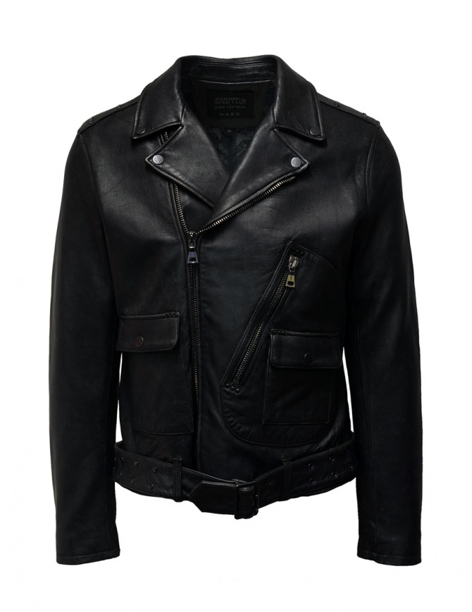 Mose universitetsområde lovende John Varvatos Led Zeppelin black leather jacket