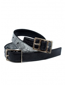 Carol Christian Poell cintura doppia nera grigia AF/0982-IN PABER-PTC/010 ordine online