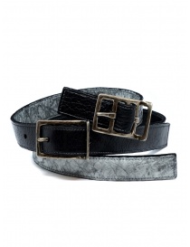 Carol Christian Poell black gray double belt