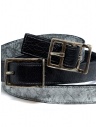 Carol Christian Poell black gray double belt AF/0982-IN PABER-PTC/010 buy online