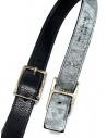 Carol Christian Poell black gray double belt price AF/0982-IN PABER-PTC/010 shop online
