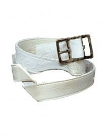 Belts online: Carol Christian Poell twisted white belt AF/0981-IN-PABER-PTC/01