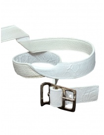 Carol Christian Poell twisted white belt AF/0981-IN-PABER-PTC/01