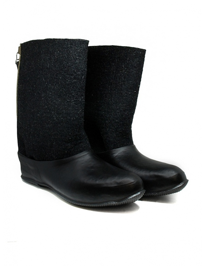 Deepti stivali in lana merino con galoscia in gomma F-116 SOLE 95 Deepti stivali in lana merino con galoscia in gomma F-116 SOLE 95 calzature uomo online shopping