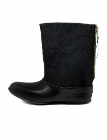 Deepti merino wool boots with rubber galosh