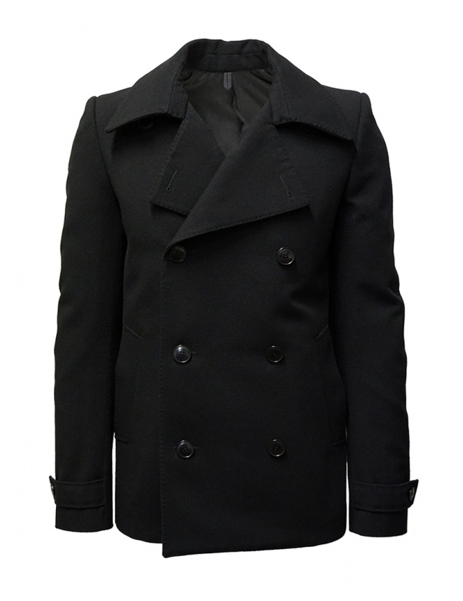 Deepti classic black double-breasted caban C-009R WAKE 99 mens coats online shopping