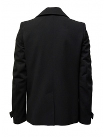 Deepti classic black double-breasted caban mens coats buy online