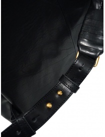 Cornelian Taurus zaino in pelle nera con manici frontali acquista online prezzo