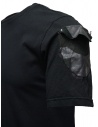 D.D.P. T-shirt nera con dettagli dipinti a manoshop online t shirt uomo