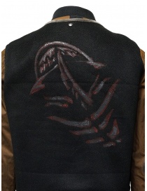 D.D.P. tobacco-colored bomber jacket with black mesh vest buy online price