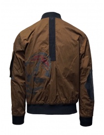 D.D.P. tobacco-colored bomber jacket with black mesh vest buy online price