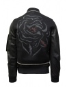 D.D.P. leather bomber with black mesh vest shop online mens jackets