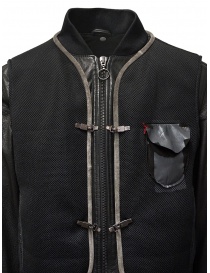 D.D.P. leather bomber with black mesh vest mens jackets buy online