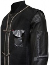 D.D.P. leather bomber with black mesh vest price MBJ001 BOMBER PELLE UOMO shop online